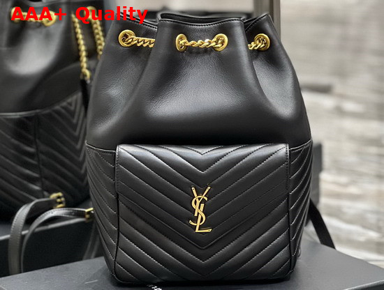 Saint Laurent Joe Backpack in Lambskin Black Replica