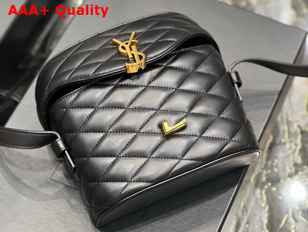 Saint Laurent June Box Bag in Noir Quilted Lambskin Replica