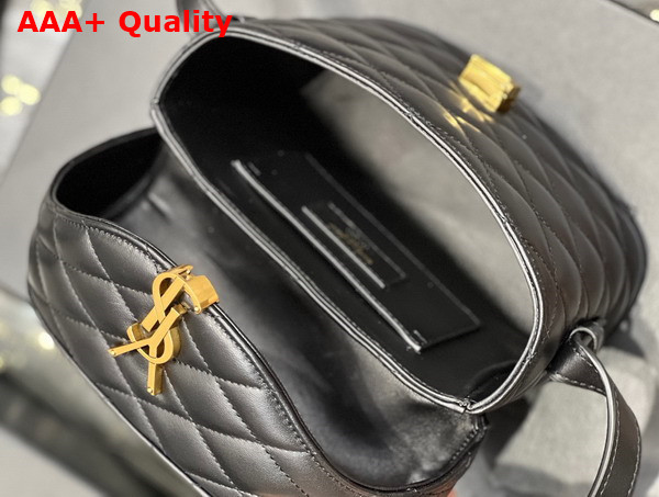 Saint Laurent June Box Bag in Noir Quilted Lambskin Replica