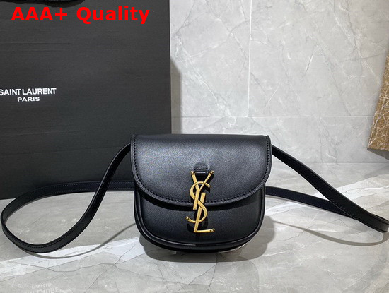 Saint Laurent Kaia Mini Satchel in Smooth Leather Black Replica