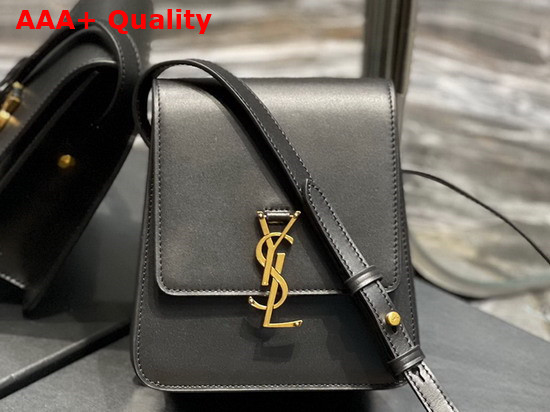 Saint Laurent Kaia North South Satchel in Vegetable Tanned Leather Black Replica