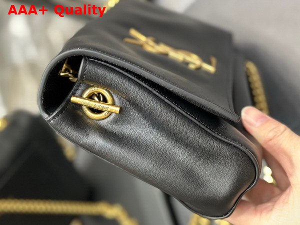 Saint Laurent Kate Small Reversible Chain Bag in Black Suede and Smooth Leather Replica