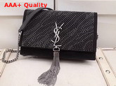Saint Laurent Kate Small in Black Studded Suede Leather Replica