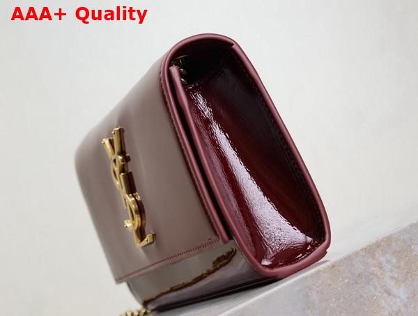 Saint Laurent Kate Small in Patent Leather Grenade Replica