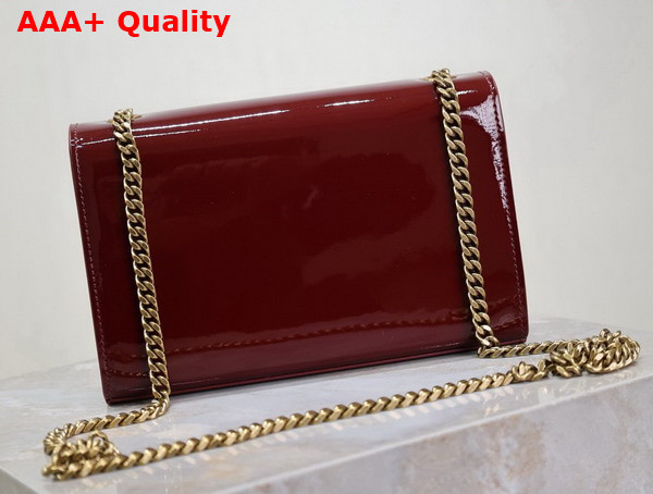 Saint Laurent Kate Small in Patent Leather Grenade Replica