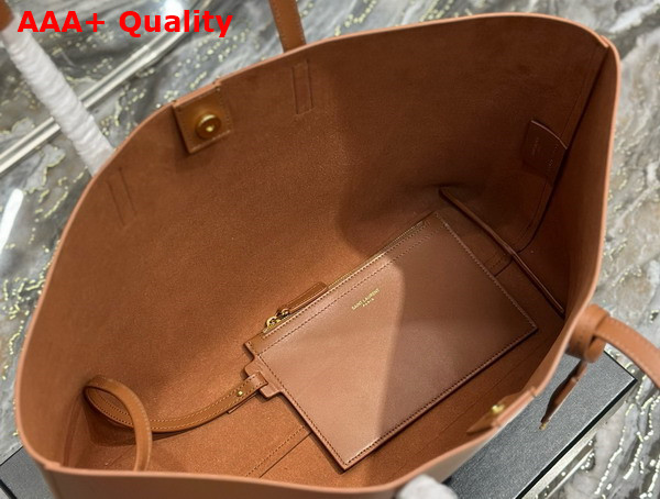 Saint Laurent Large Shopping Tote in Brick Saint Laurent Leather Replica