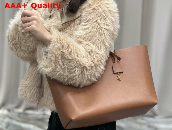 Saint Laurent Large Shopping Tote in Brick Saint Laurent Leather Replica