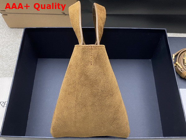 Saint Laurent Le 5 A 7 Baby Bea in Suede Caramel Cognac Replica
