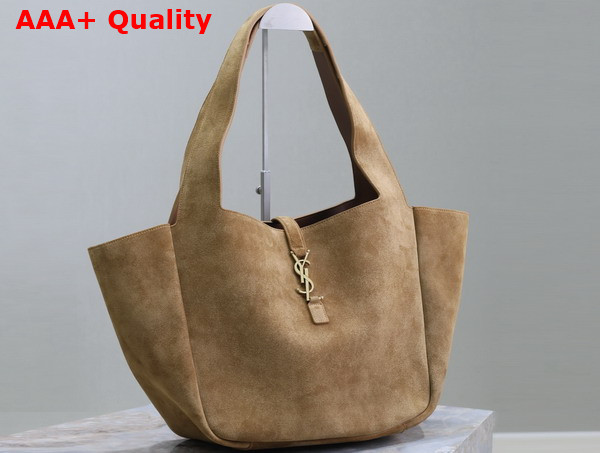 Saint Laurent Le 5 A 7 Bea in Golden Leaf Suede Replica