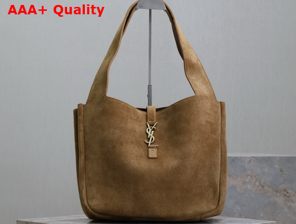 Saint Laurent Le 5 A 7 Bea in Golden Leaf Suede Replica