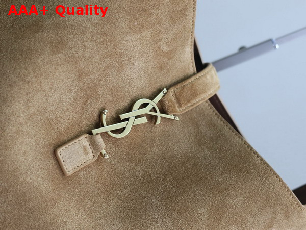 Saint Laurent Le 5 A 7 Bea in Golden Leaf Suede Replica