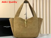 Saint Laurent Le 5 A 7 Bea in Suede Golden Leaf Replica