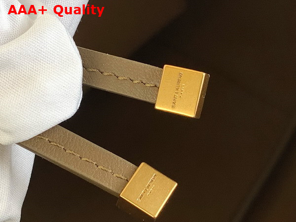 Saint Laurent Le 5 A 7 Bea in Suede Golden Leaf Replica