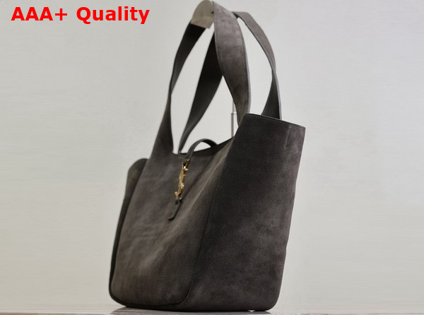 Saint Laurent Le 5 A 7 Bea in Urban Grey Suede Replica