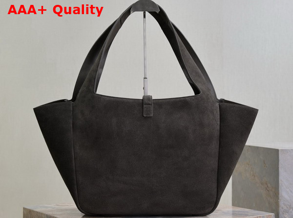 Saint Laurent Le 5 A 7 Bea in Urban Grey Suede Replica