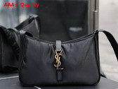 Saint Laurent Le 5 A 7 Crossbody Bag in in Black Econyl Regenerated Nylon with Gold Metal Replica