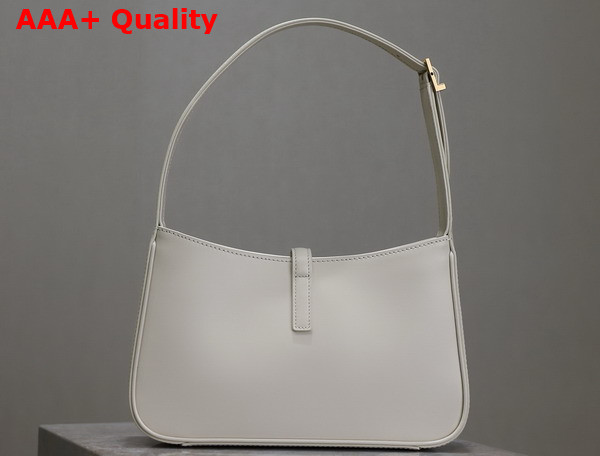 Saint Laurent Le 5 A 7 Hobo Bag in Blanc Vintage Smooth Leather Replica