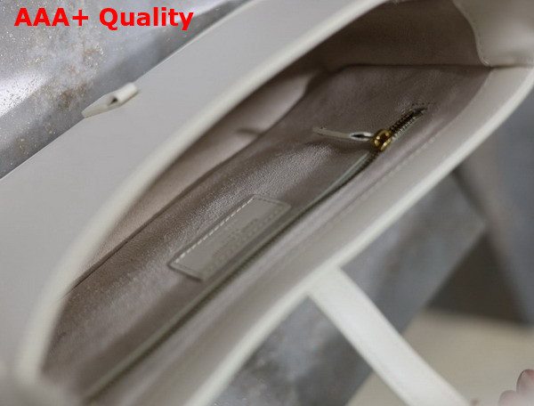 Saint Laurent Le 5 A 7 Hobo Bag in Blanc Vintage Smooth Leather Replica