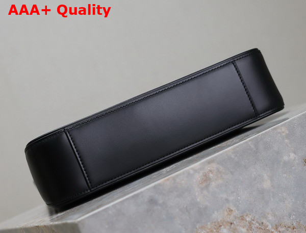 Saint Laurent Le 5 A 7 Hobo Bag in Noir Smooth Leather Replica