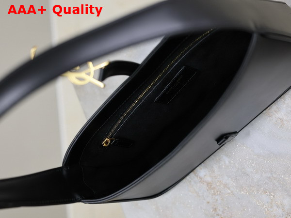 Saint Laurent Le 5 A 7 Hobo Bag in Noir Smooth Leather Replica