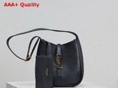 Saint Laurent Le 5 A 7 Supple Baby in Grained Leather Black Replica