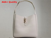 Saint Laurent Le 5 A 7 Supple Large in Blanc Vintage Grained Leather Replica