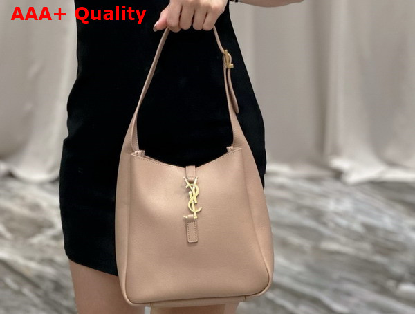 Saint Laurent Le 5 A 7 Supple Small in Grained Leather Dusty Grey Replica