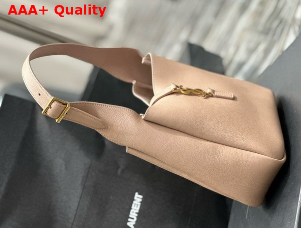 Saint Laurent Le 5 A 7 Supple Small in Grained Leather Dusty Grey Replica