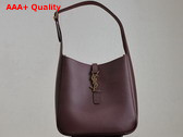 Saint Laurent Le 5 A 7 Supple Small in Rouge Legion Grained Leather Replica