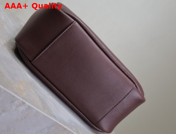 Saint Laurent Le 5 A 7 Supple Small in Rouge Legion Grained Leather Replica