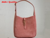 Saint Laurent Le 5 A 7 Supple Small in Suede Darely Pink Replica