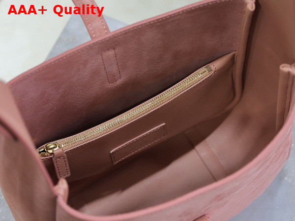 Saint Laurent Le 5 A 7 Supple Small in Suede Darely Pink Replica