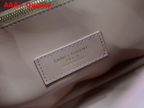 Saint Laurent Le 5 A 7 Supple Small in Suede Darely Pink Replica