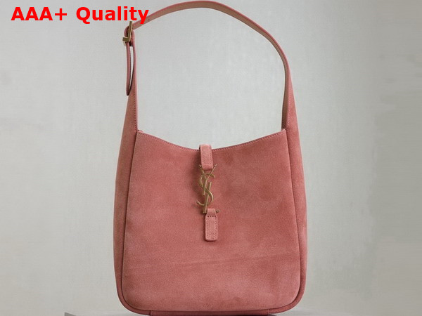 Saint Laurent Le 5 A 7 Supple Small in Suede Darely Pink Replica