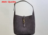 Saint Laurent Le 5 A 7 Supple Small in Suede Urban Grey Replica