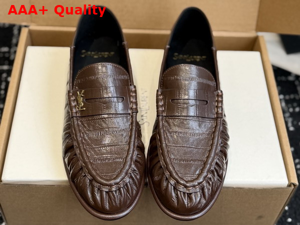 Saint Laurent Le Loafer Foldable in Hagfish A004150WXAG2063 Replica
