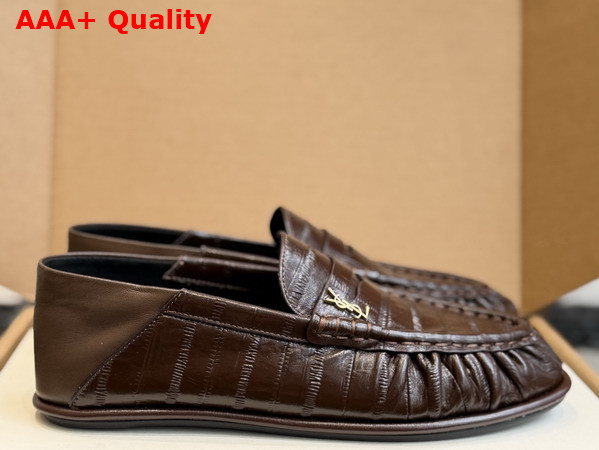 Saint Laurent Le Loafer Foldable in Hagfish A004150WXAG2063 Replica