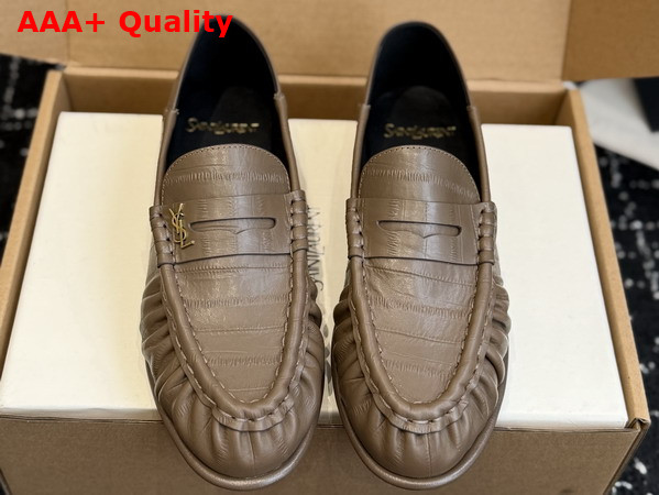 Saint Laurent Le Loafer Foldable in Hagfish A004150WXAG2063 Replica