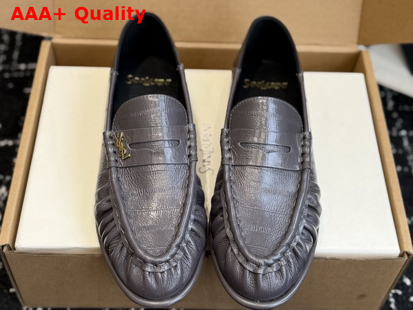 Saint Laurent Le Loafer Foldable in Hagfish A004150WXAG2063 Replica