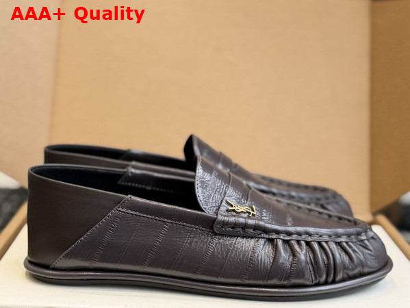 Saint Laurent Le Loafer Foldable in Hagfish A004150WXAG2063 Replica