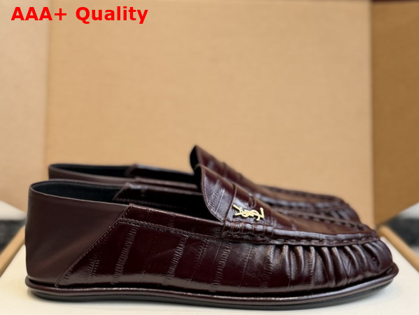 Saint Laurent Le Loafer Foldable in Hagfish A004150WXAG2063 Replica