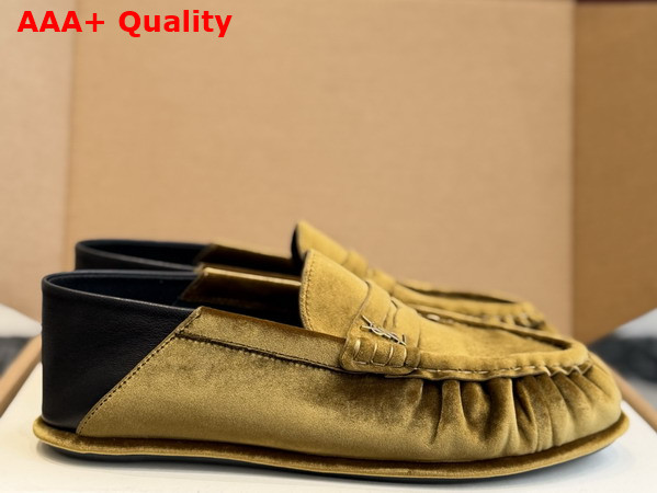 Saint Laurent Le Loafer Foldable in Velvet A003SHGVOAL6193 Replica