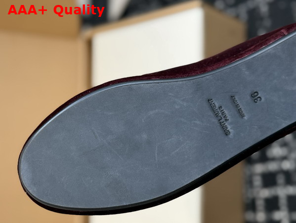Saint Laurent Le Loafer Foldable in Velvet A003SHGVOAL6193 Replica