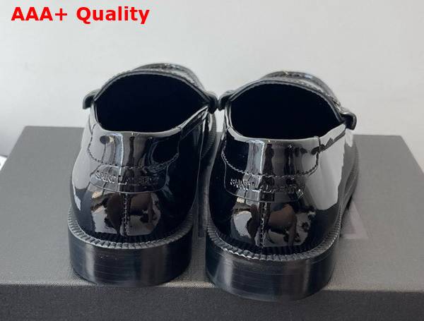 Saint Laurent Le Loafer Penny in Black Patent Leather Replica