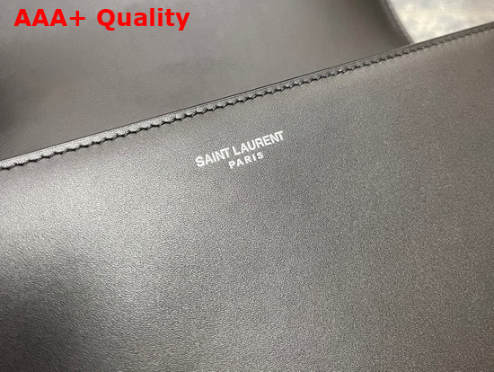 Saint Laurent Le Pave Satchel in Smooth Leather Black Replica