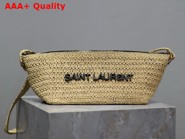 Saint Laurent Le Rafia Crossbody Bag in Naturel Replica