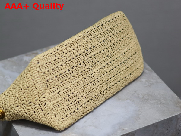 Saint Laurent Le Rafia Crossbody Bag in Naturel Replica