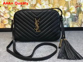 Saint Laurent Lou Camera Bag in Quilted Black Leather Replica