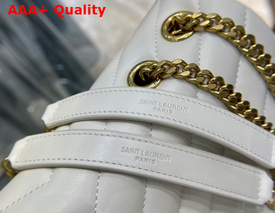 Saint Laurent Loulou Medium Bag in Blanc Vintage Matelasse Y Leather Replica