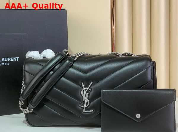 Saint Laurent Loulou Medium in Matelasse Lambskin Black 801439 Replica